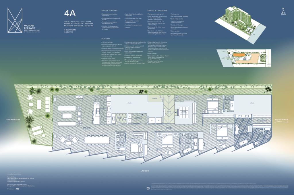 Floorplan 4A - Monad Terrace