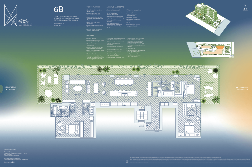 Floorplan 6B - Monad Terrace